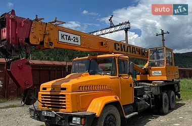 Автокран КрАЗ 6510 2000 в Сколе