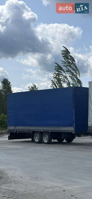 Тентованный борт (штора) - прицеп Hirth ATH-20 1991 в Барановке