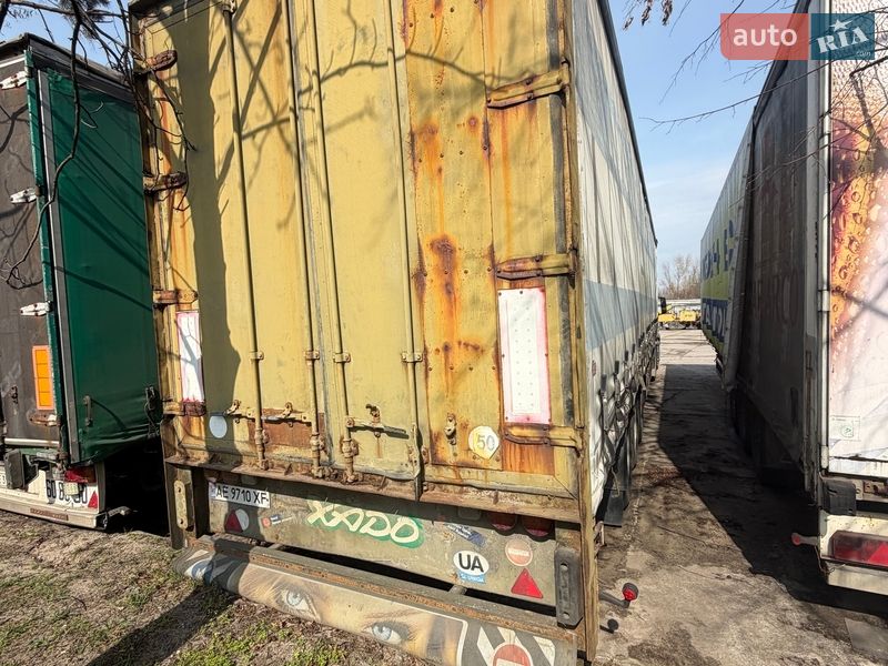 Тентованный борт (штора) - полуприцеп Meert AW-2 1993 в Каменском Тентованный борт (штора) - полуприцеп Meert AW-2 1993 в Каменском