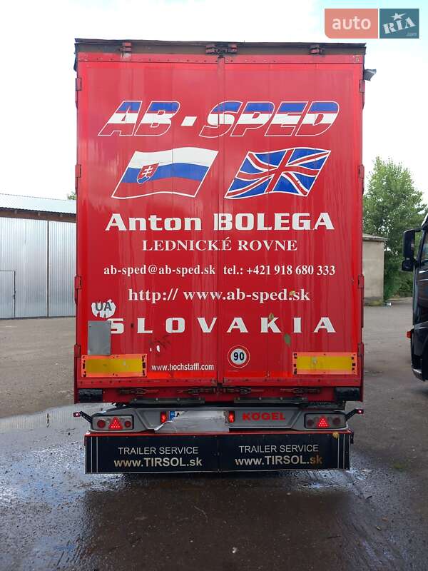 Тентованный борт (штора) - полуприцеп Kogel BPW 2007 в Хусте