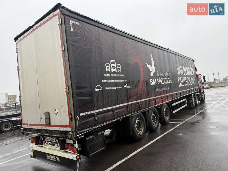 Тентованный борт (штора) - полуприцеп Schmitz Cargobull Cargobull 2014 в Луцке