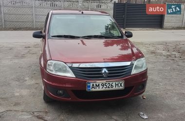 Седан Renault Logan 2011 в Житомирі