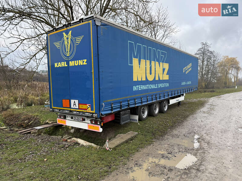 Тентованный борт (штора) - полуприцеп Krone Mega 2012 в Бучаче Тентованный борт (штора) - полуприцеп Krone Mega 2012 в Бучаче