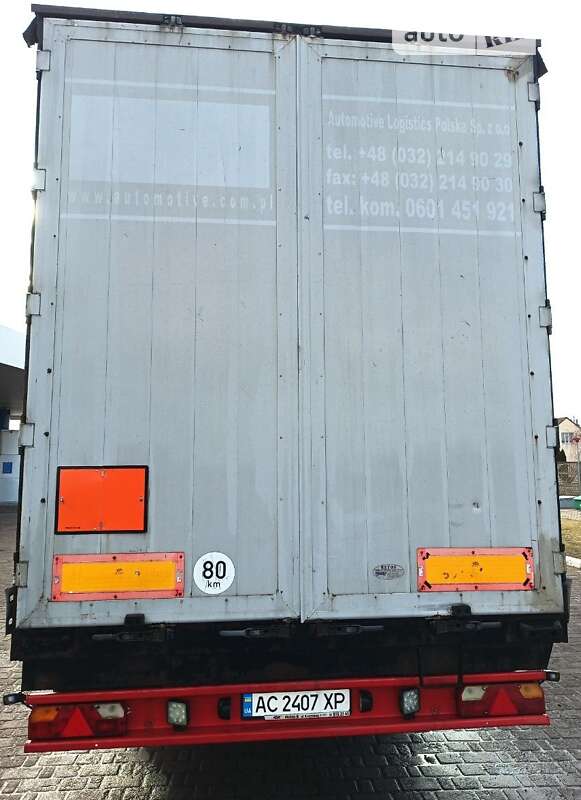 Тентованный борт (штора) - полуприцеп Panav NV 35 2007 в Ковеле