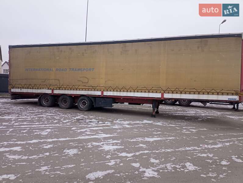 Тентованный борт (штора) - полуприцеп Panav NV35PK 2008 в Ратным Тентованный борт (штора) - полуприцеп Panav NV35PK 2008 в Ратным