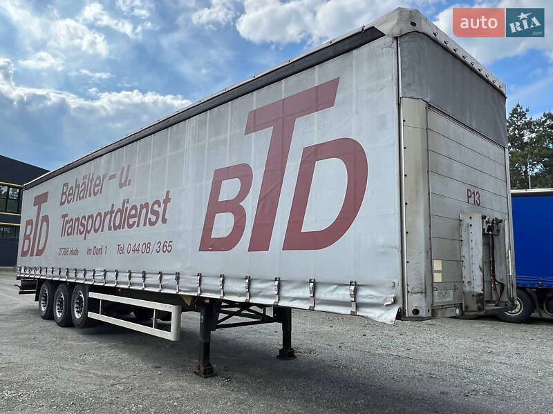 Тентованный борт (штора) - полуприцеп Schmitz S-01 2008 в Вышгороде Тентованный борт (штора) - полуприцеп Schmitz S-01 2008 в Вышгороде