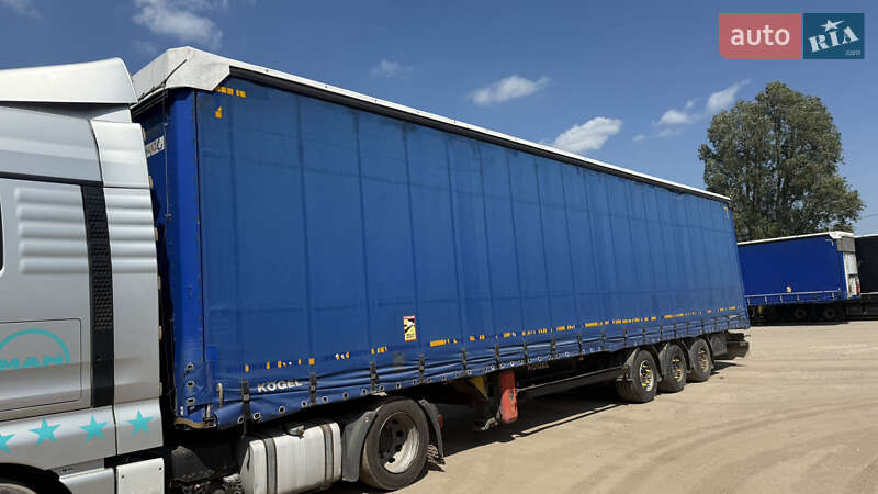 Тентованный борт (штора) - полуприцеп Kogel S 24 2011 в Тернополе