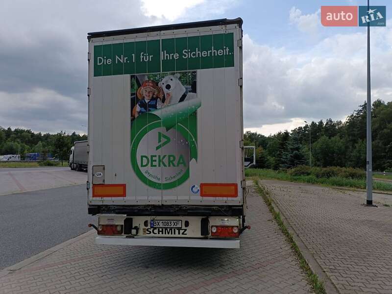 Тентованный борт (штора) - прицеп Schmitz Cargobull S01 2008 в Полонном