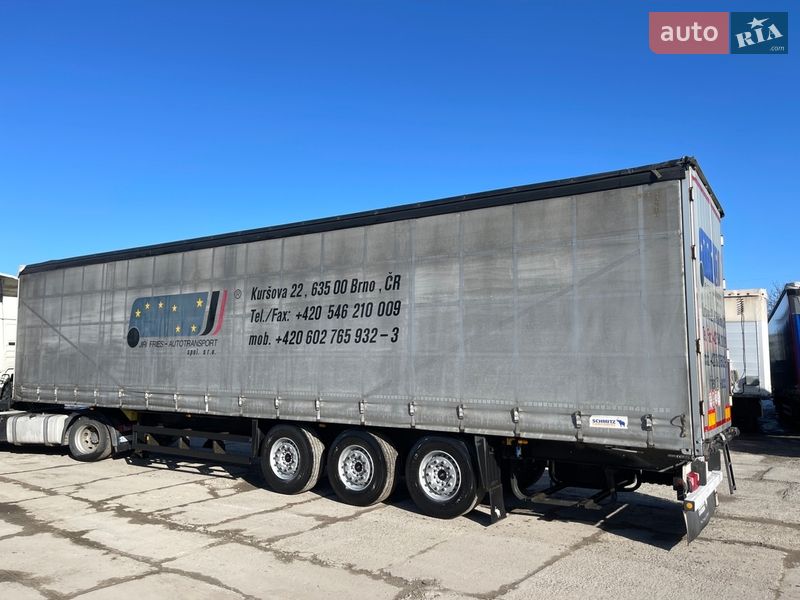 Тентованный борт (штора) - полуприцеп Schmitz Cargobull S01 2011 в Тернополе