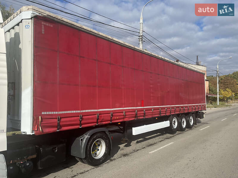 Тентованный борт (штора) - полуприцеп Krone SAF 2012 в Виннице