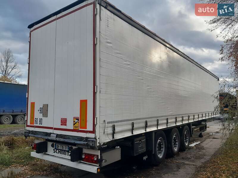 Тентований борт (штора) - напівпричіп Schmitz Cargobull SCB S3T 2014 в Надвірній
