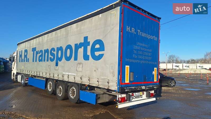 Тентований борт (штора) - напівпричіп Schmitz Cargobull SCB S3T 2014 в Калуші