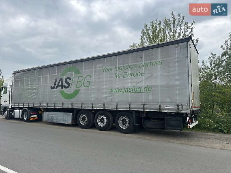Тентований борт (штора) - напівпричіп Schmitz Cargobull SCS 24/L 2013 в Калуші