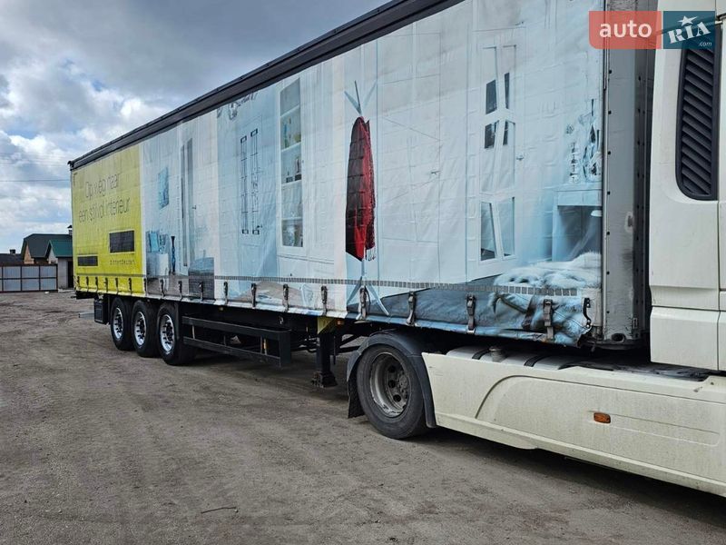 Тентованный борт (штора) - полуприцеп Schmitz Cargobull SCS 24/L 2012 в Шептицькому