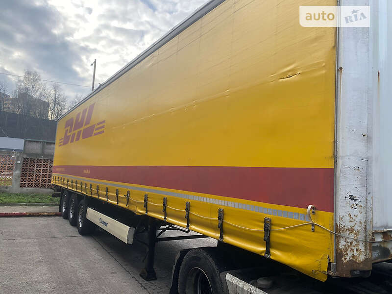 Тентованный борт (штора) - полуприцеп Krone SD 2012 в Хусте
