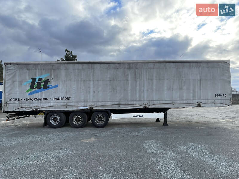Тентованный борт (штора) - полуприцеп Krone SD 2012 в Вышгороде Тентованный борт (штора) - полуприцеп Krone SD 2012 в Вышгороде