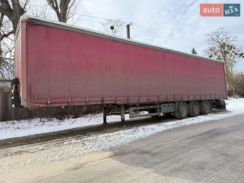 Тентованный борт (штора) - полуприцеп Krone SDP 27 2003 в Обухове