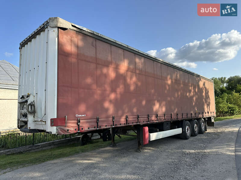 Тентованный борт (штора) - полуприцеп Krone SDP 27 2005 в Тернополе