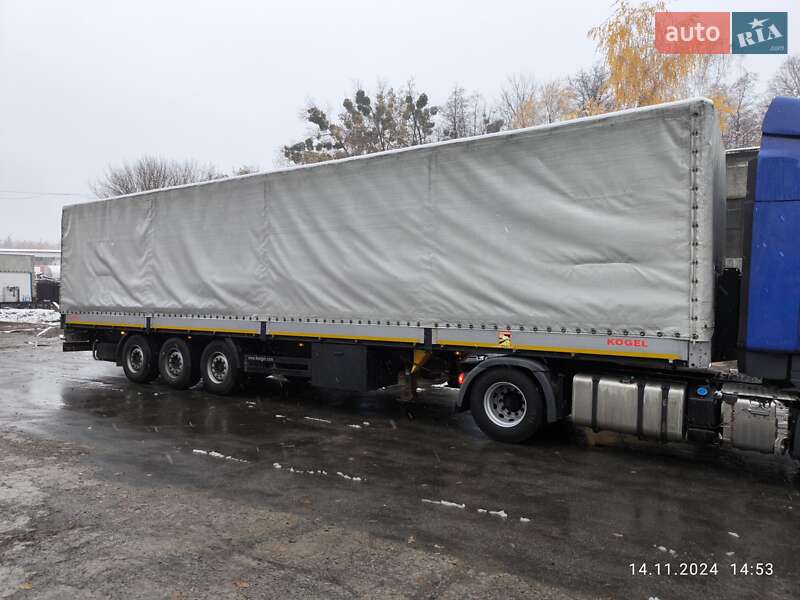 Тентованный борт (штора) - полуприцеп Kogel SN 24 2012 в Полтаве Тентованный борт (штора) - полуприцеп Kogel SN 24 2012 в Полтаве