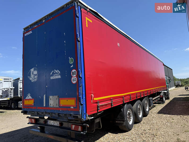 Тентованный борт (штора) - полуприцеп Kogel SN 24 2012 в Долине Тентованный борт (штора) - полуприцеп Kogel SN 24 2012 в Долине