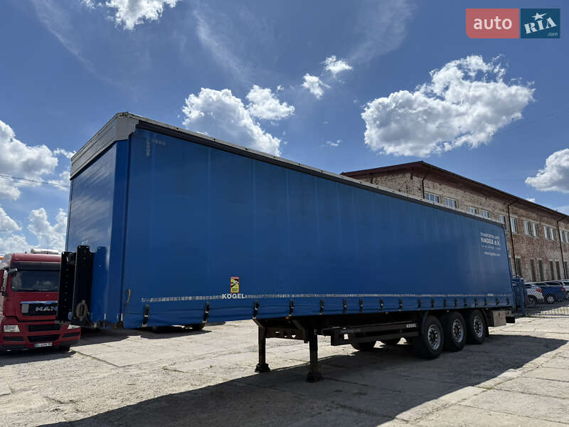 Тентований борт (штора) - напівпричіп Kogel SN 24 2015 в Львові