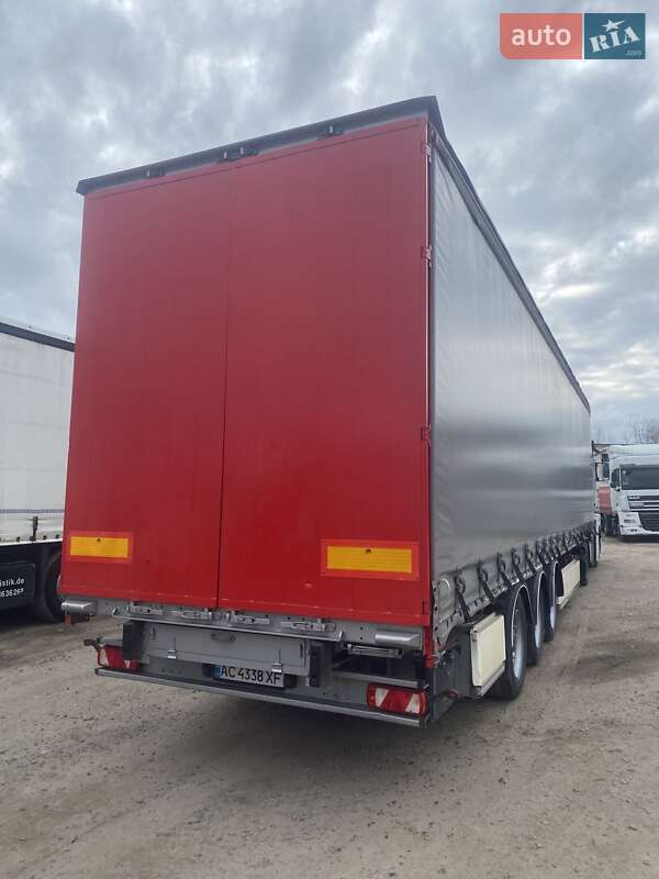 Тентованный борт (штора) - полуприцеп Samro ST39WGPE 2007 в Ковеле