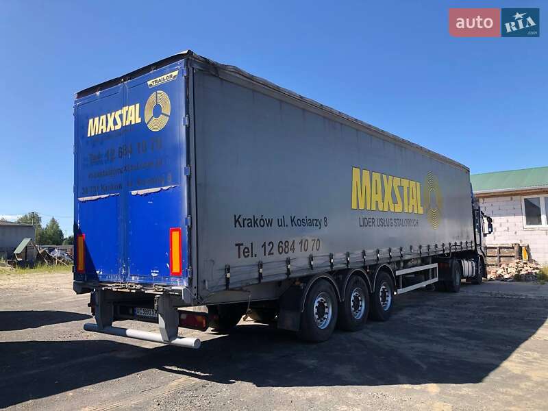 Тентованный борт (штора) - полуприцеп Trailor SYY 2007 в Ковеле Тентованный борт (штора) - полуприцеп Trailor SYY 2007 в Ковеле