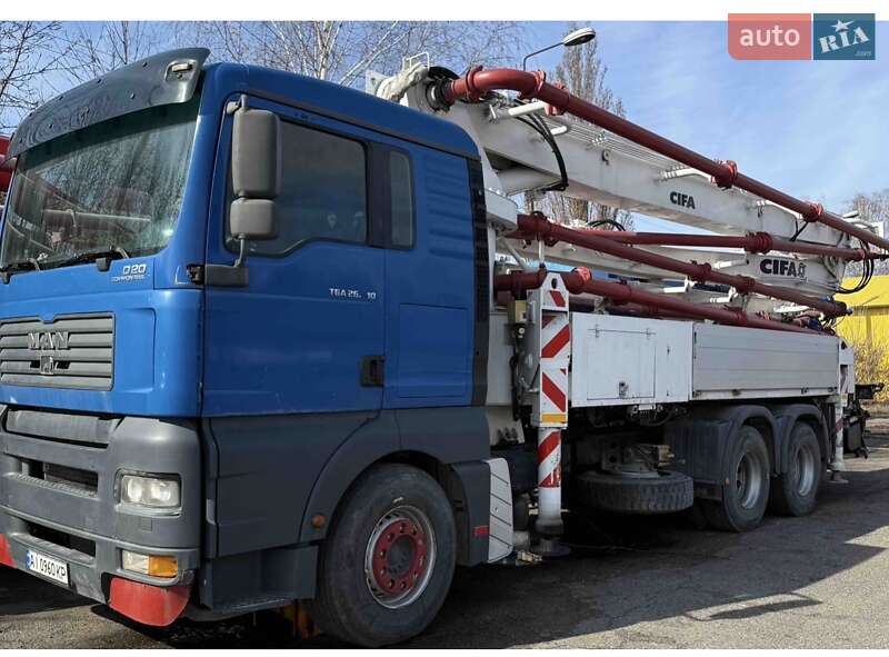 Бетононасос MAN TGA 2008 в Киеве Бетононасос MAN TGA 2008 в Киеве