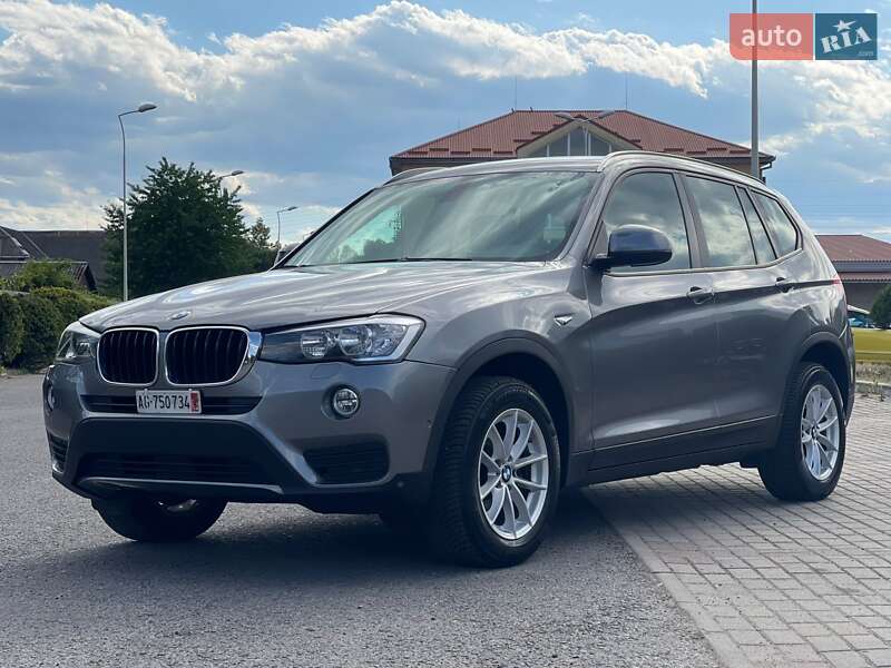 Внедорожник / Кроссовер BMW X3 2016 в Ужгороде