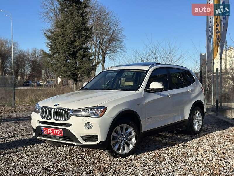 Внедорожник / Кроссовер BMW X3 2016 в Виннице