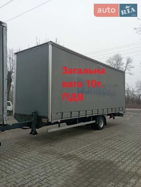 Тентований борт (штора) - прицеп Tang Karl ZCS 2004 в Глибокій