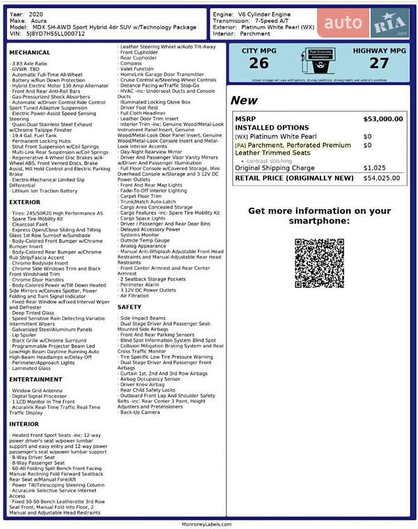 Внедорожник / Кроссовер Acura MDX 2019 в Одессе фото 34 Внедорожник / Кроссовер Acura MDX 2019 в Одессе