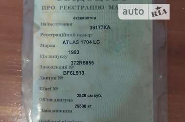 Экскаватор погрузчик Atlas 1704 1993 в 