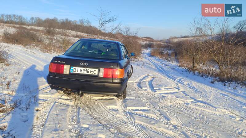 Седан Audi 80 1991 в Полтаві