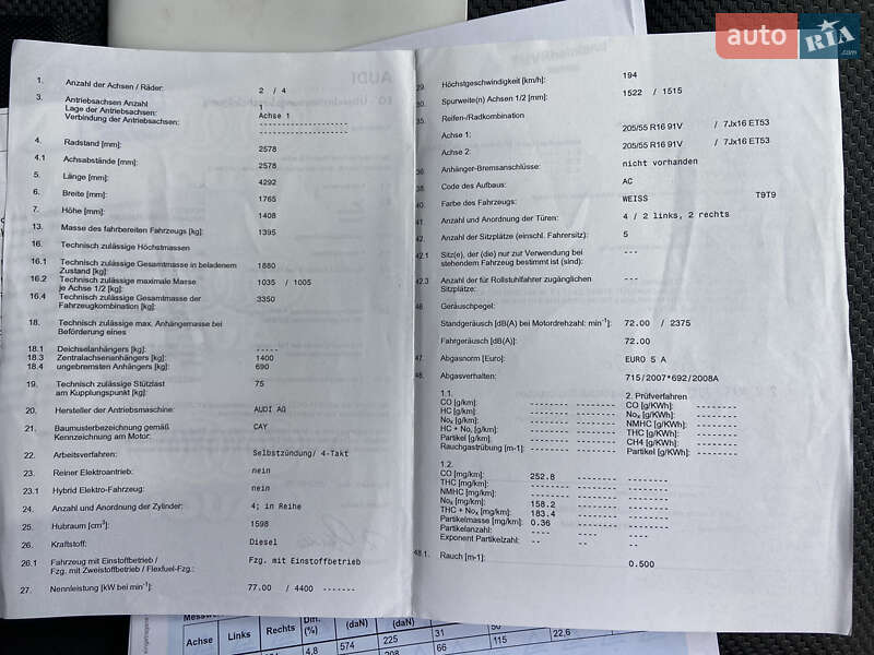 Хетчбек Audi A3 Sportback 2012 в Бучачі