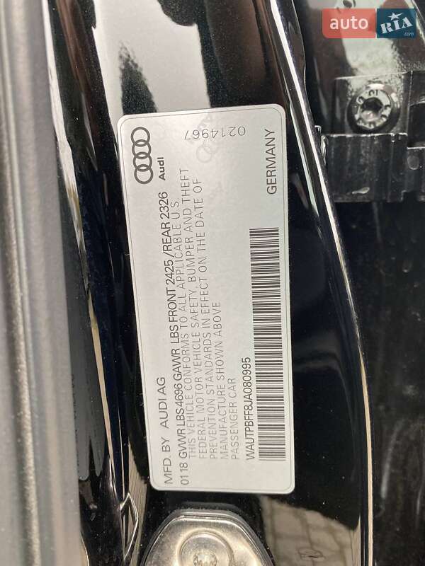 Хетчбек Audi A3 2018 в Львові