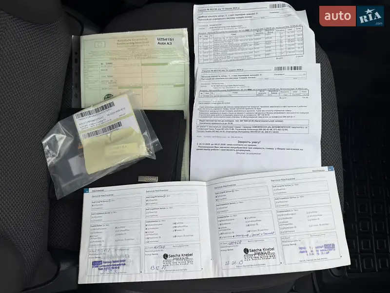 Хэтчбек Audi A3 2010 в Виннице документ