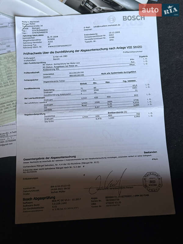 Хетчбек Audi A3 2010 в Львові