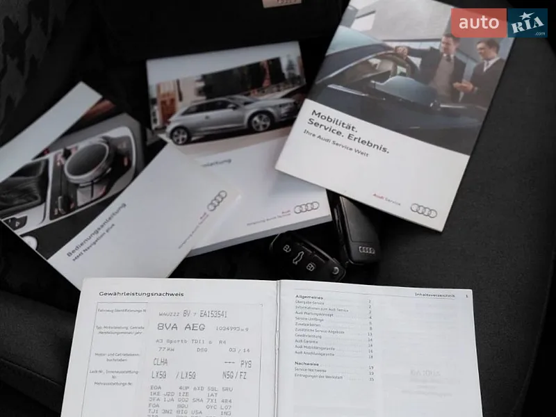 Хетчбек Audi A3 2014 в Бориславі документ
