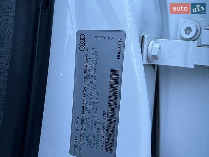 Седан Audi A3 2017 в Кременчуці