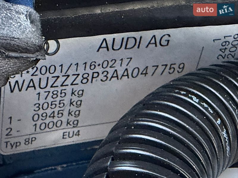 Хетчбек Audi A3 2009 в Вінниці
