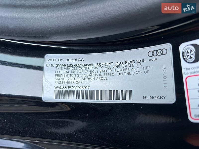 Кабриолет Audi A3 2016 в Самборе