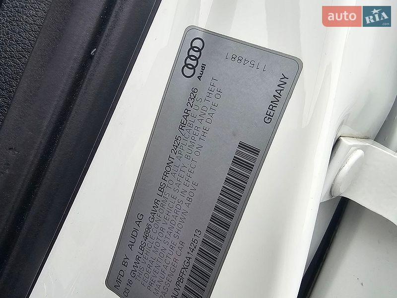 Хэтчбек Audi A3 2016 в Ровно