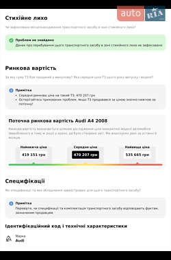 Універсал Audi A4 2008 в Хмельницькому