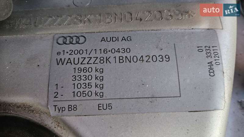 Седан Audi A4 2011 в Борисполе