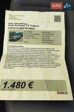 Універсал Audi A4 2002 в 
