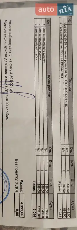 Універсал Audi A4 2004 в Києві документ