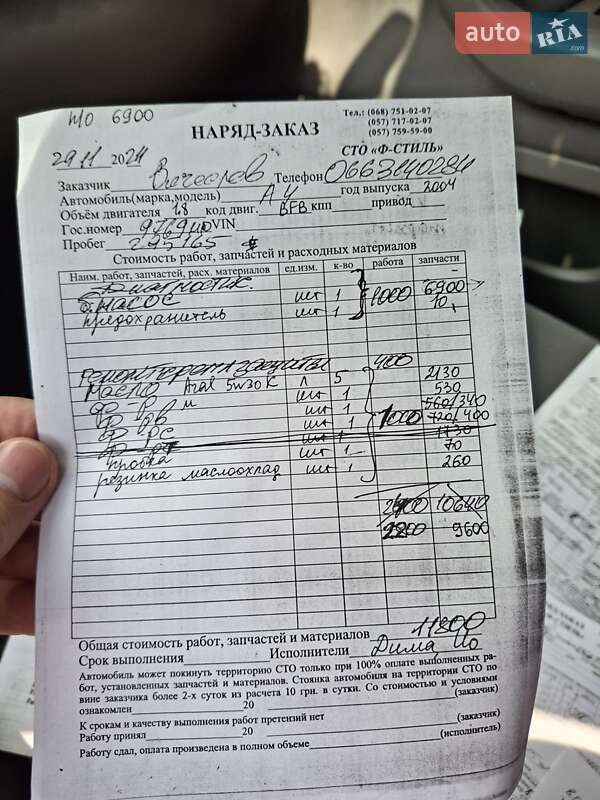 Седан Audi A4 2003 в Харькове