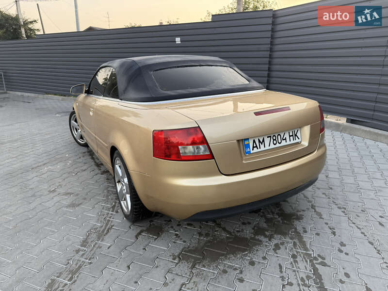 Кабриолет Audi A4 2002 в Житомире фото 3 Кабриолет Audi A4 2002 в Житомире