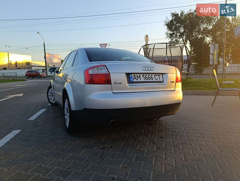 Седан Audi A4 2002 в Житомире